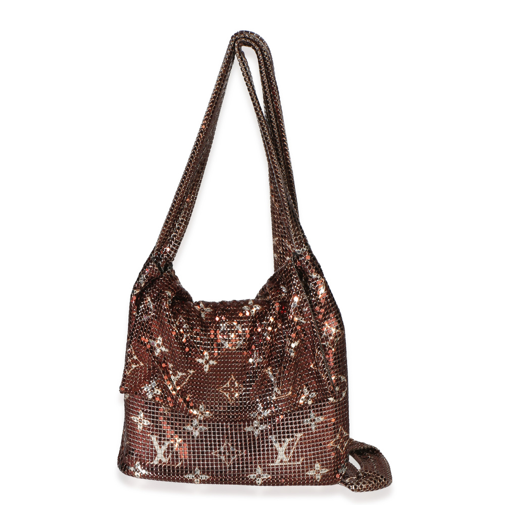 Louis Vuitton Bronze Monogram Mesh Metal Frances